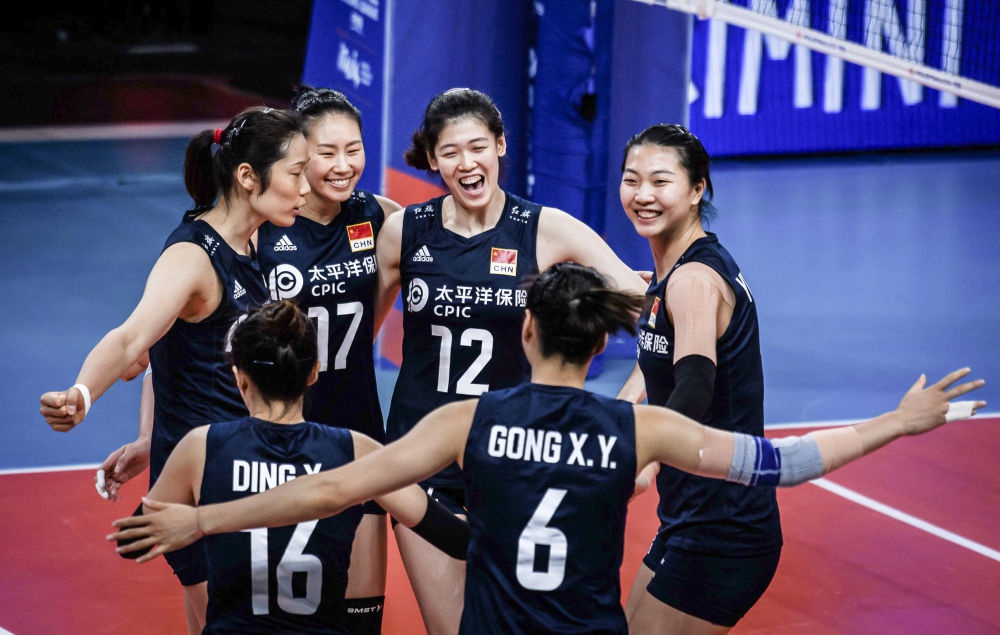 世界女排联赛丨中国女排七连胜收官