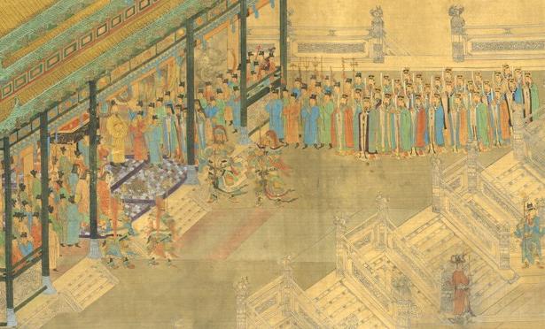 放大看古画:来瞅瞅古代的放榜"查分"|查分_新浪新闻