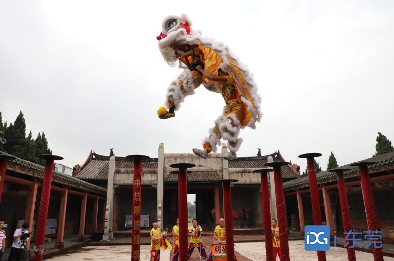 东莞有支醒狮团来给大家加油啦!