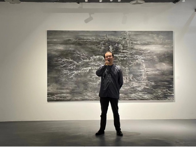 布上箫声云岭会周南平作品展开幕