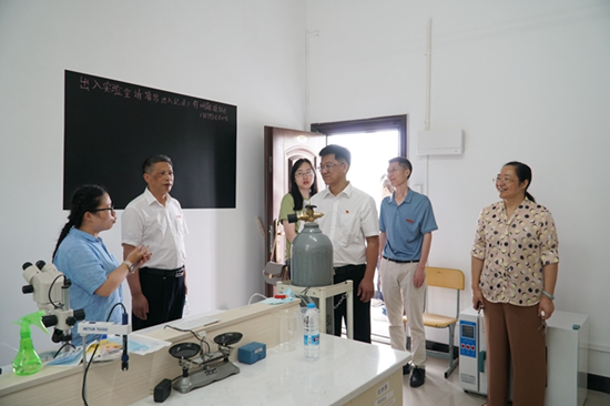 江西省科技厅赴上饶师范学院调研指导科技平台建设