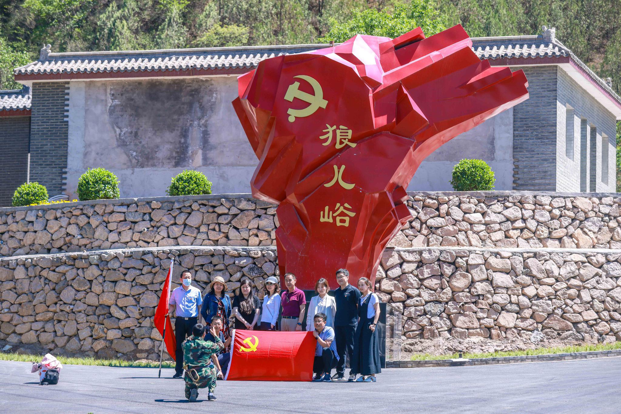 借红色文化整体提升,昌平狼儿峪村变靓了