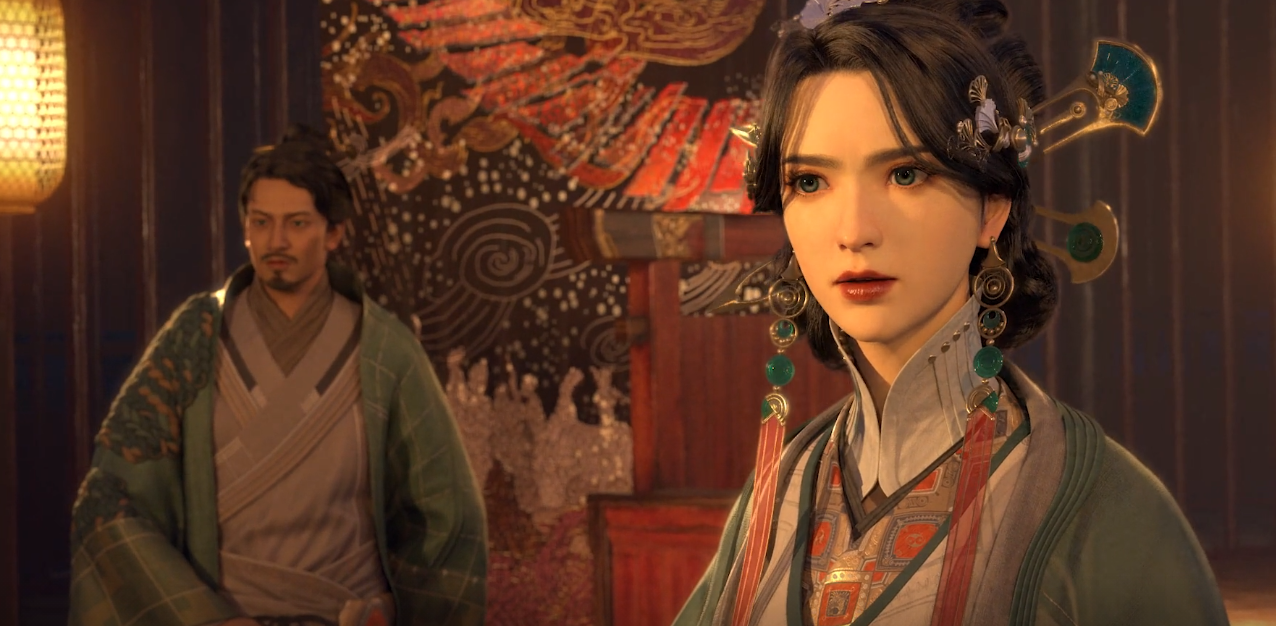 须家女主人的发饰带有些明清的特征