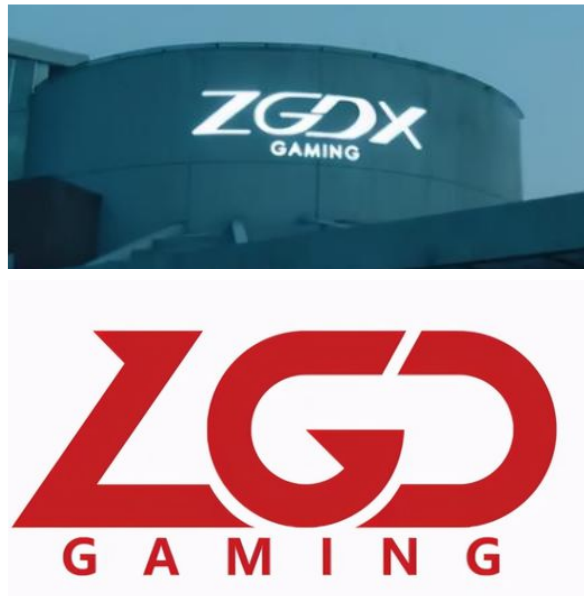战队zgdx,名字疑似edg,logo疑似lgd.