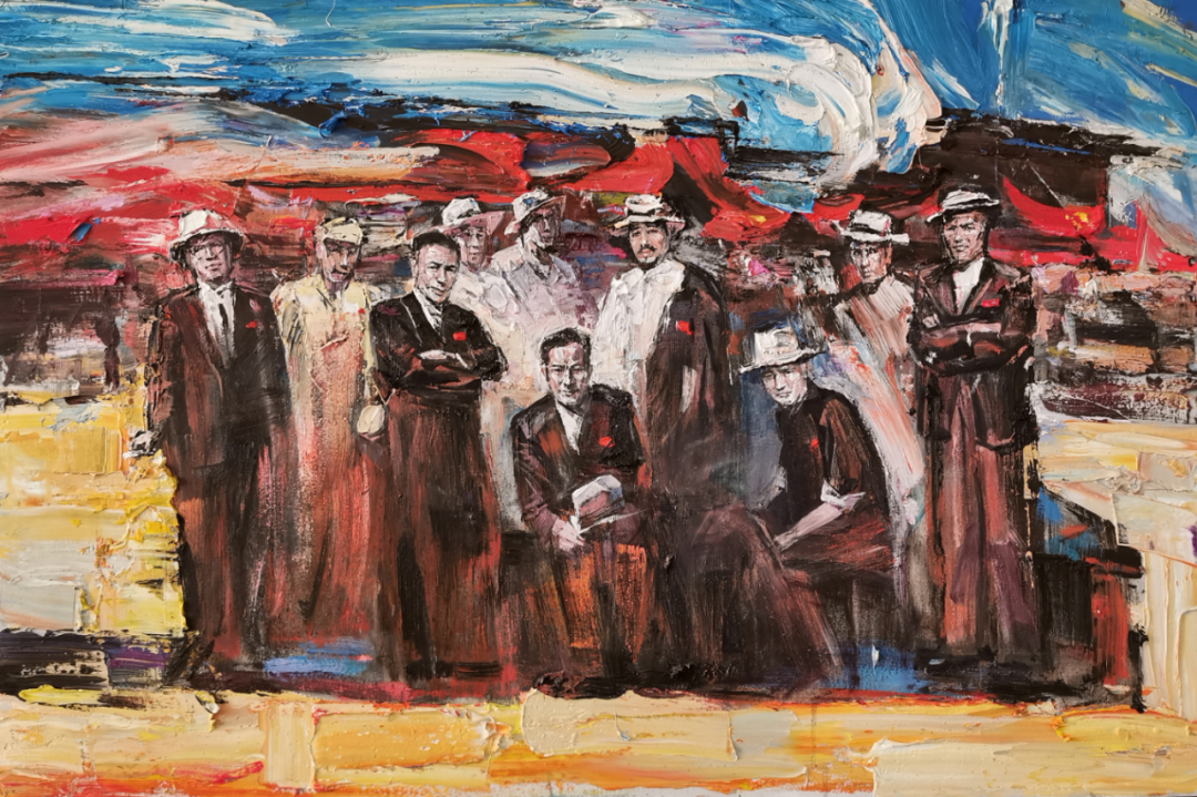 "革命艺术家群像陈伟南油画展"在刘海粟美术馆开幕