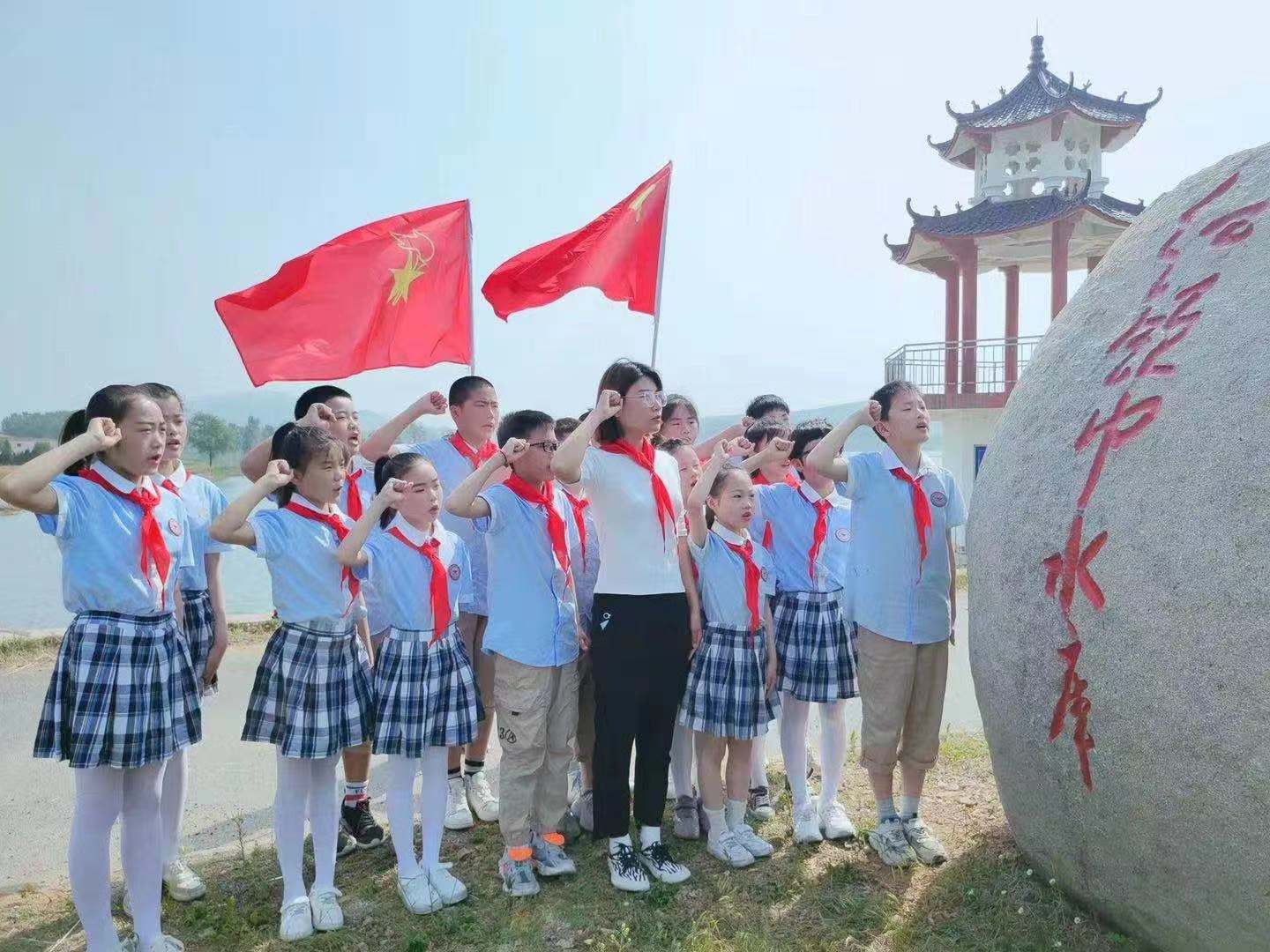 赣榆区班庄镇:弘扬"红领巾水库精神"做新时代"红领巾"