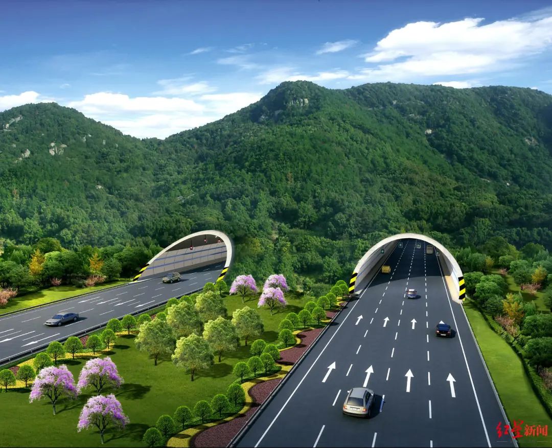 贵州某公路绿化景观设计效果图-奥菲亚景观