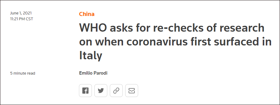 路透社报道截图