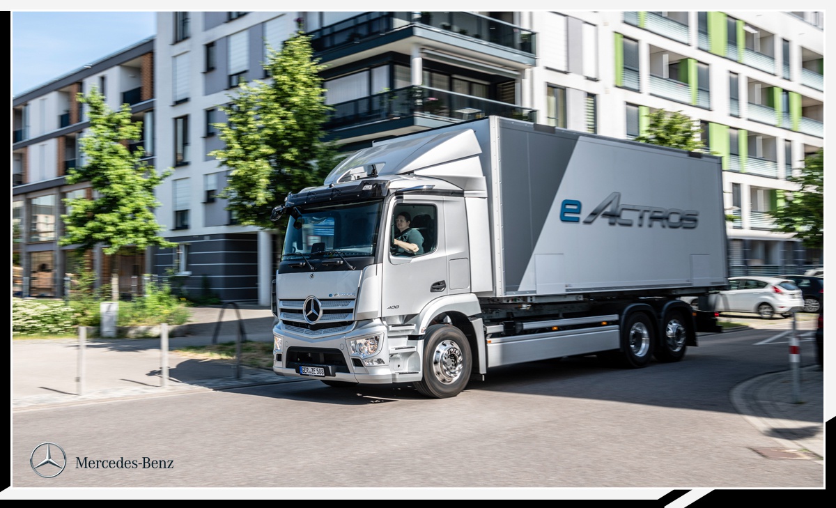 奔驰eActros电动卡车全球首发 对国内意义深远