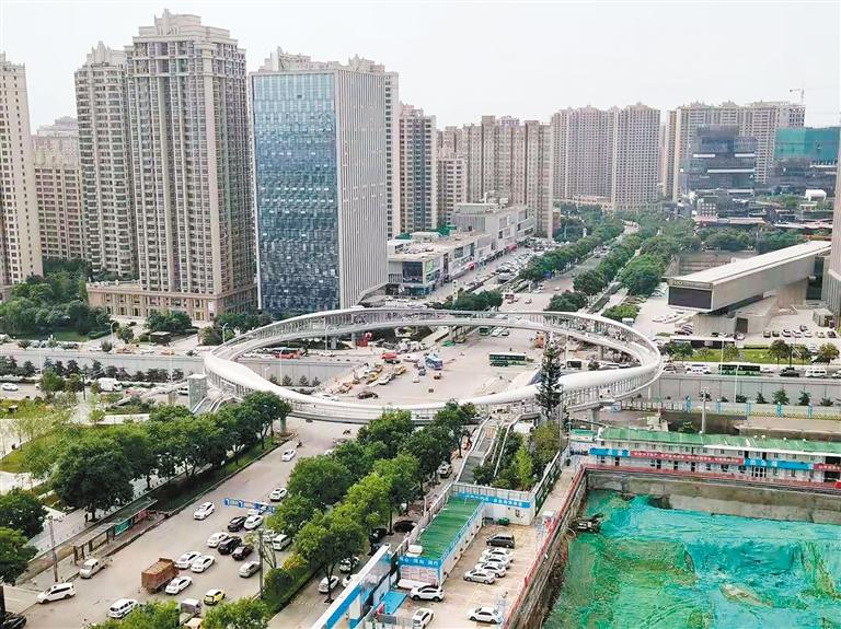 西安:南三环—雁翔路环形天桥正式投用_新华网陕西频道