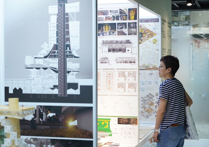 《浮想城市——同济大学建筑与城市规划学院2021建筑系本科毕业设计展》展出现场