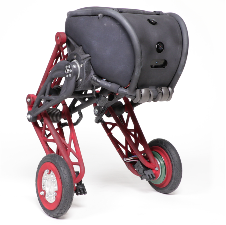 腾讯这次发布的轮足式机器人ollie相较于前者,最直接可观察到的亮眼