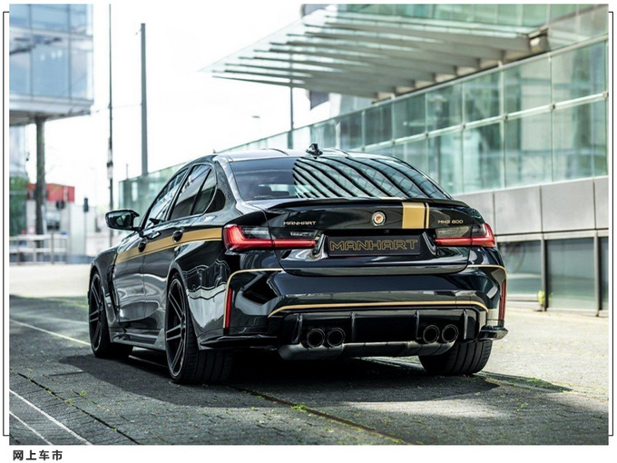 宝马全新m3改装版!搭3.0t双增压性能再升级,车身配金色拉花