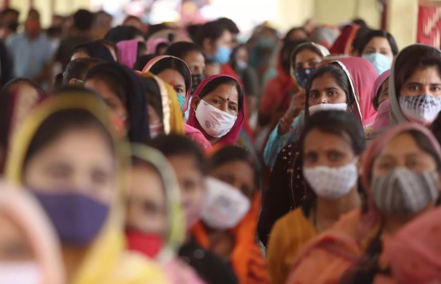 印度新增新冠肺炎确诊病例134154例 累计确诊超2844万例