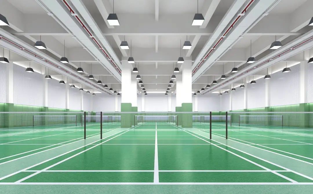 羽毛球场室内效果图