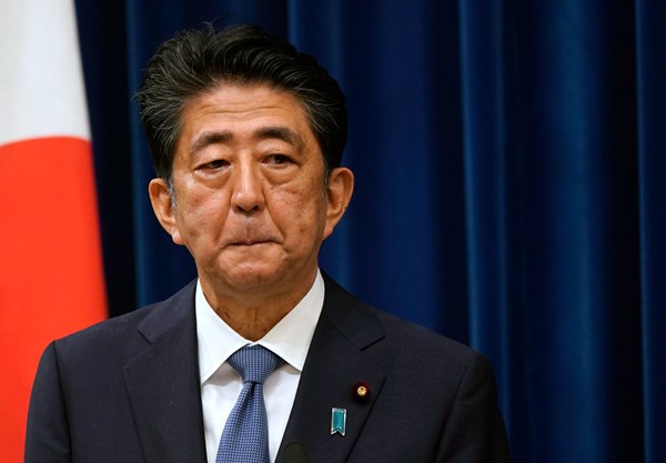 日本前首相安倍晋三。图片来源：东方IC