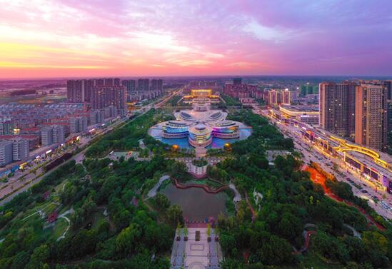 砀山:生态"梨都"醉晚霞