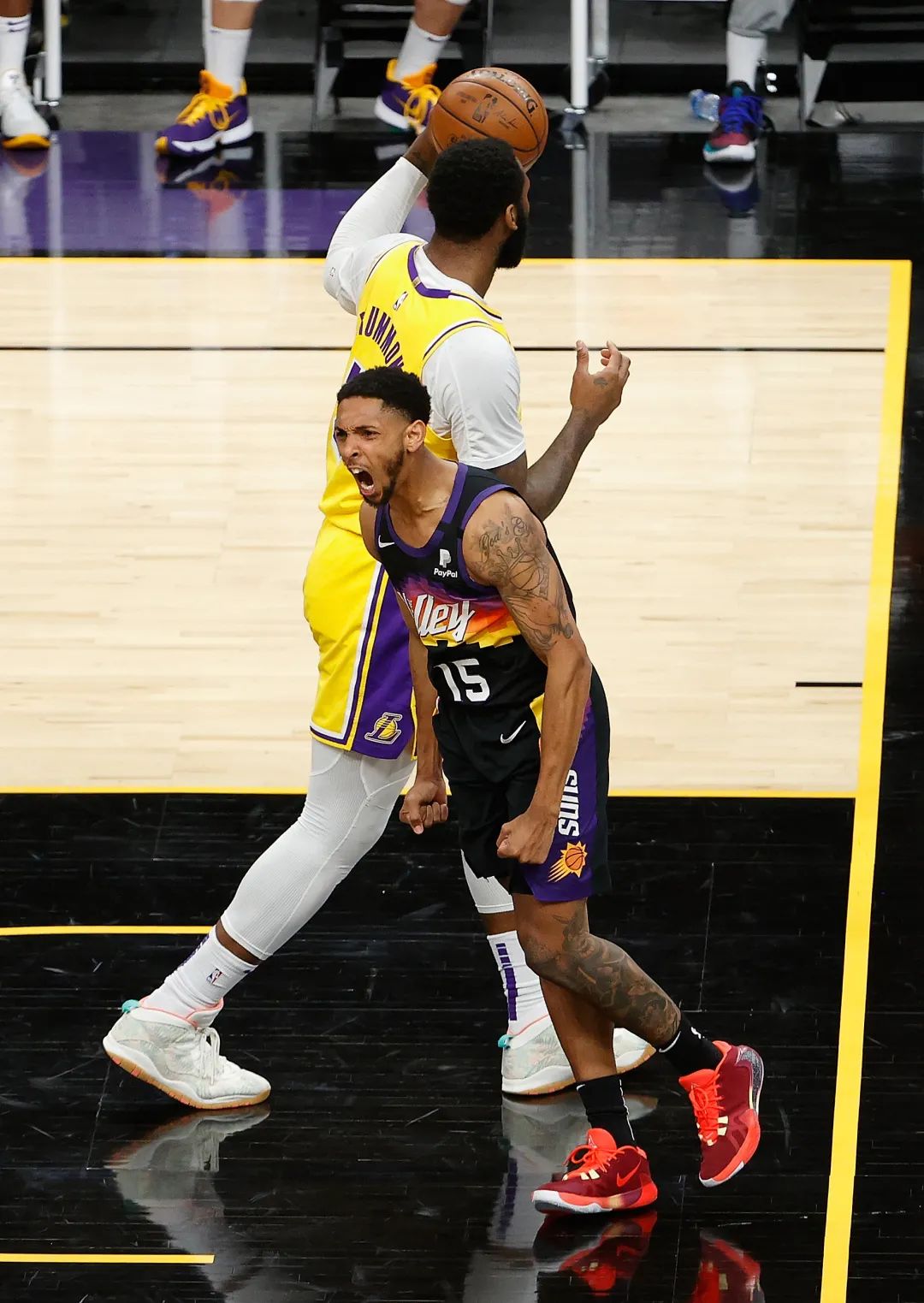 连cba都打不了的佩恩送走了湖人和詹姆斯