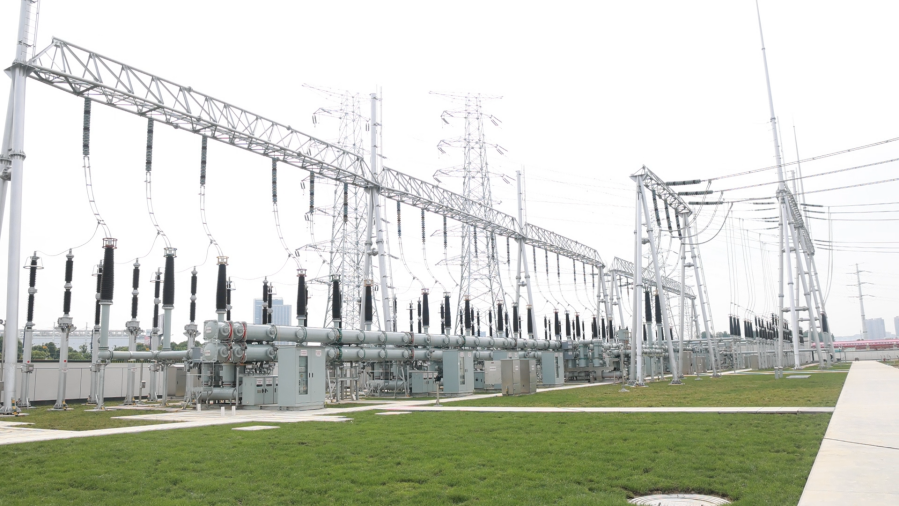 徐州送变电首秀:无锡南(映月)500千伏新建变电站投运|徐州市|无锡市_