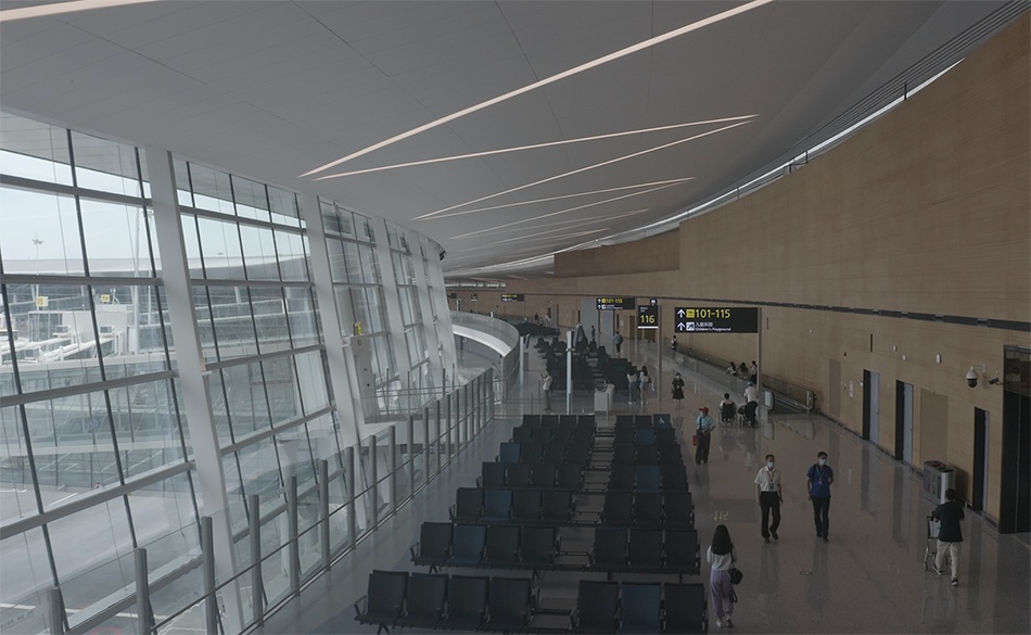 天府机场内部图图片