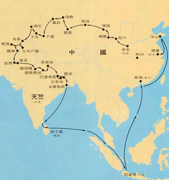 东晋高僧法显：西行求法第一人，路线与当今“一带一路”相契合|河西走廊_新浪新闻