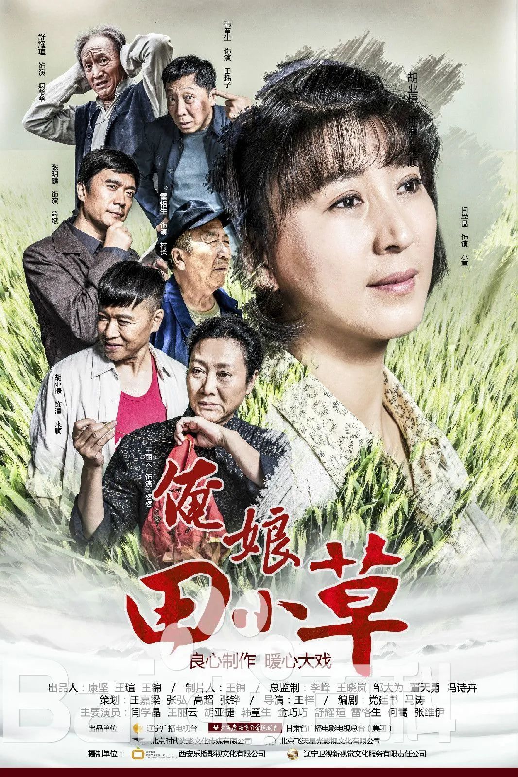 《俺娘田小草》里,坚强贤惠的田小草.