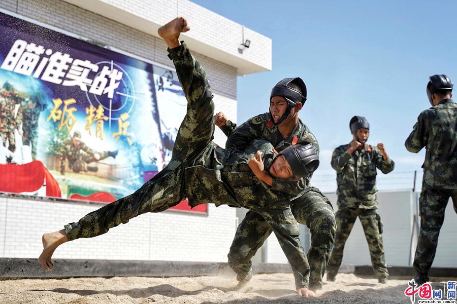 超燃武警陕西总队汉中支队夏季练兵