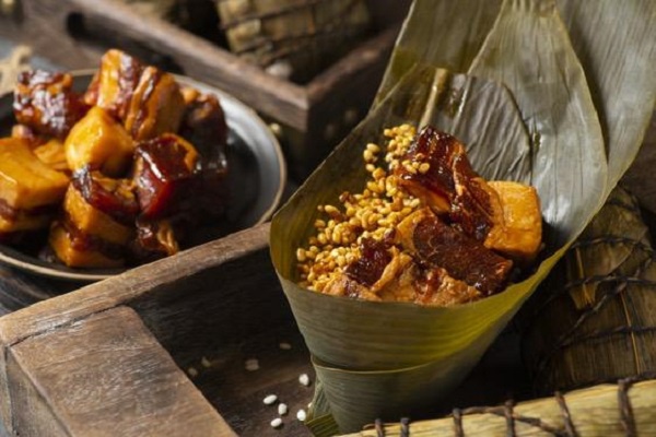 图说:新雅黑毛猪肉粽 采访对象提供(下同)