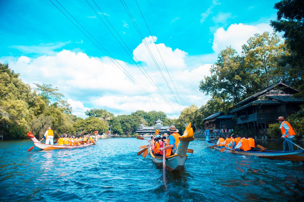 来锦绣中华过传统端午节 一起玩民俗赛龙舟