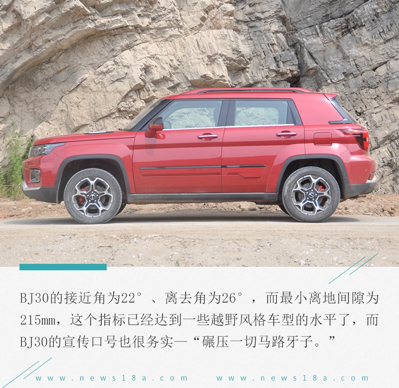 定位轻度越野 北汽bj30公路/场地试驾