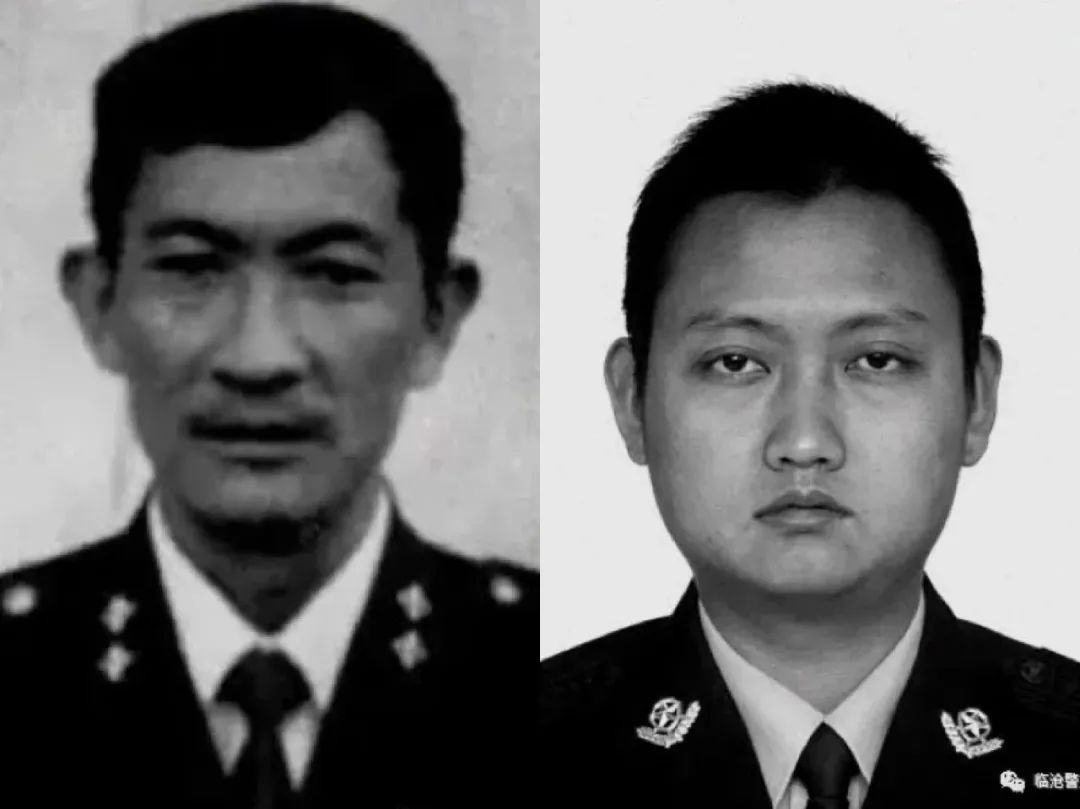 图为张从顺（左）、张子权父子。临沧市公安局供图