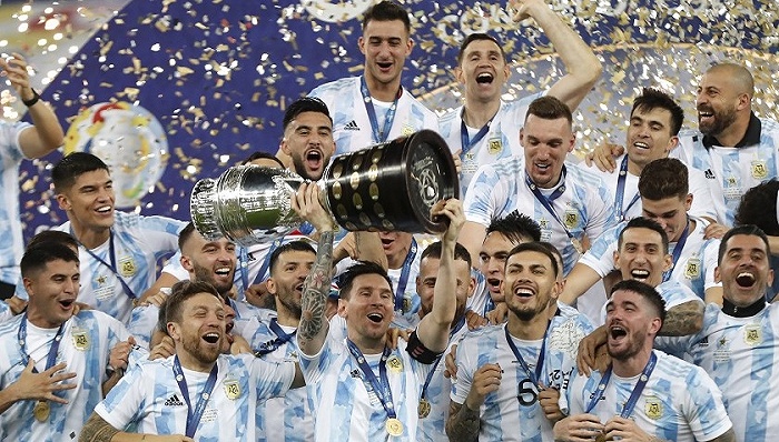 迪马利亚制胜球、梅西圆梦，阿根廷时隔28年终夺大赛冠军