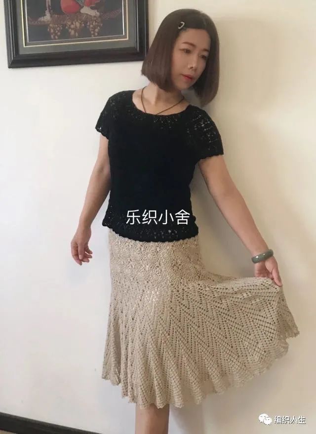 凤尾裙的编织方法图片