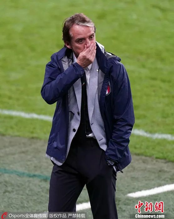 意大利主帅曼奇尼 图片来源:osports全体育图片社