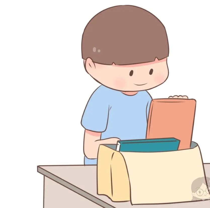 因为通过那一次,蛋蛋在睡前,都会自觉地整理好书包.