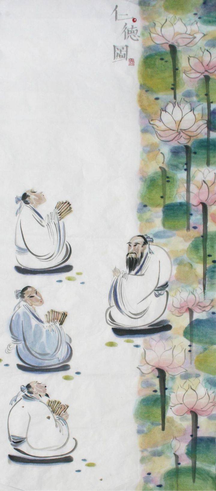 《儒风——张立大彩写意孔子文化系列绘画作品展》明日开展