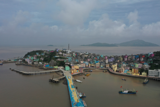 浙江省玉环市鸡山乡(无人机照片).新华社发