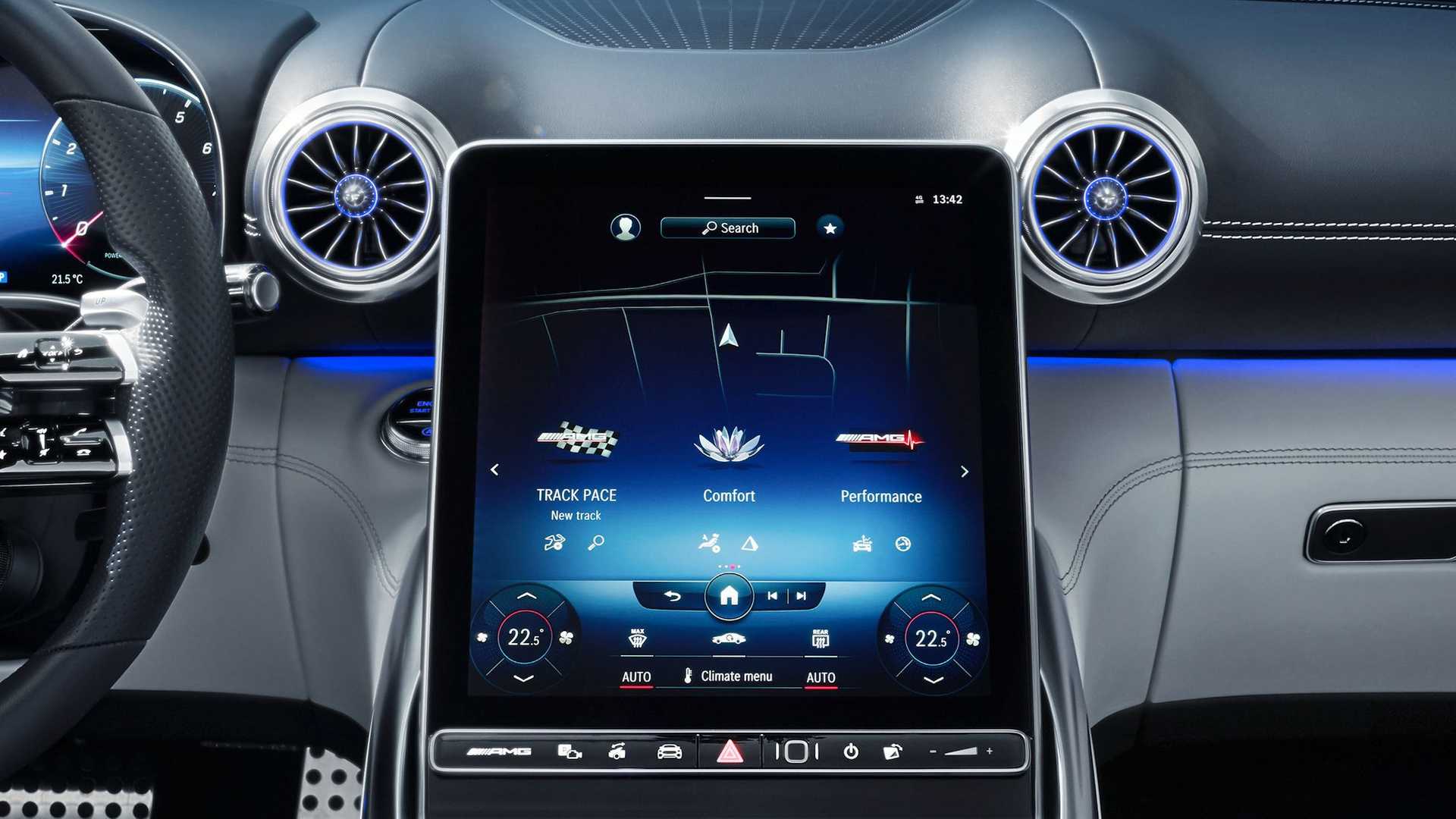 S级同款大屏 全新梅赛德斯-AMG SL内饰官图发布