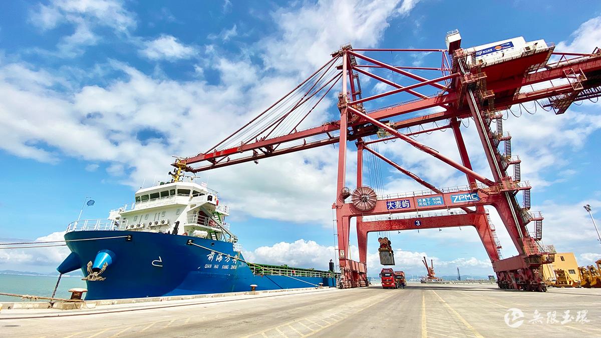 今年上半年大麦屿港集装箱吞吐量再创历史新高