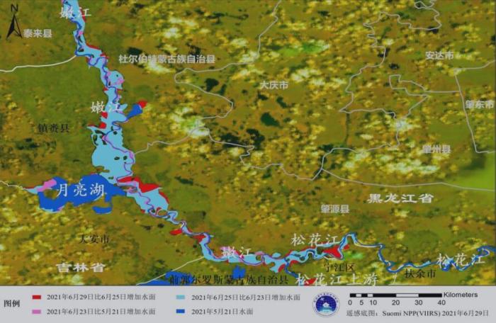 嫩江下游持续降水吉林防洪防汛形势严峻