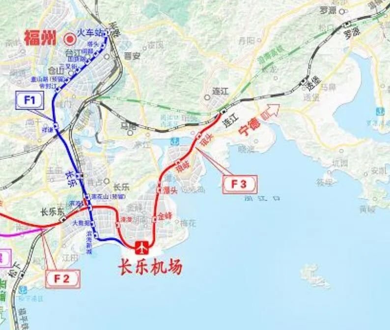 值得注意的是,与此前公布的规划方案不同,f3线未来将不会经过罗源