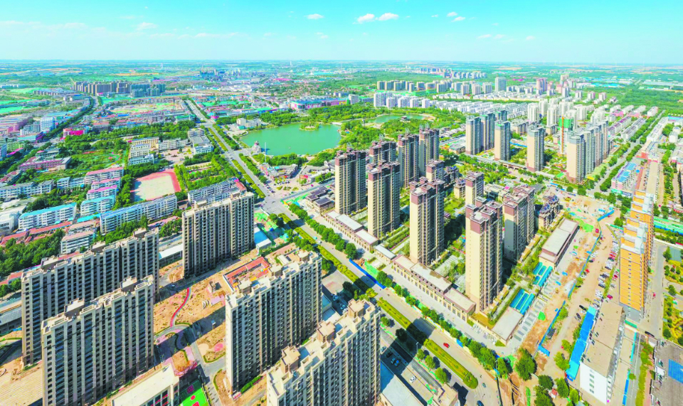 以贺家行社区棚改社区为代表,平原县在全市率先完成主城区城市更新.