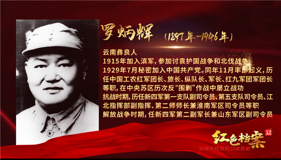 红色档案述说云南我的父亲罗炳辉军中神行太保用毕生心血谋求人民幸福