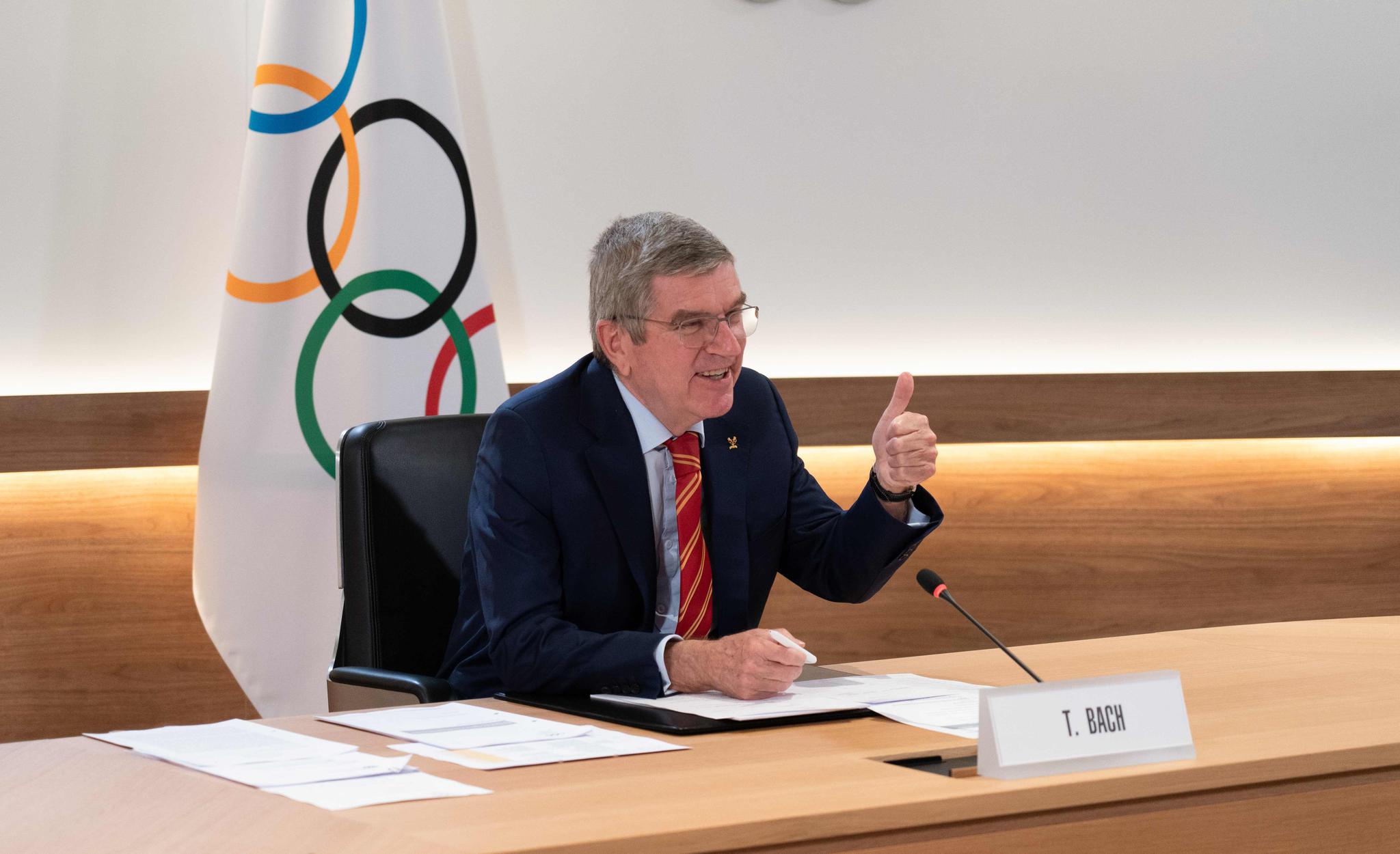国际奥委会主席巴赫。