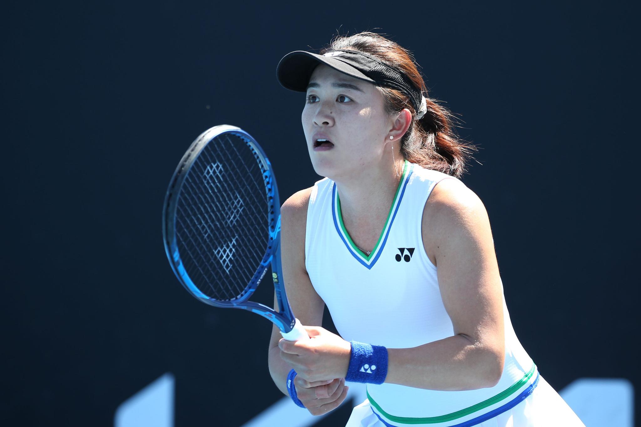 朱琳本届温网闯入第二轮.