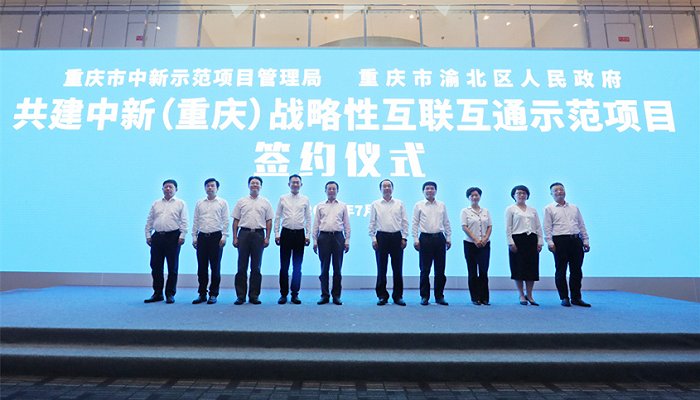 重庆市中新项目管理局党组成员,副局长孙熙勇对战略合作协议的背景