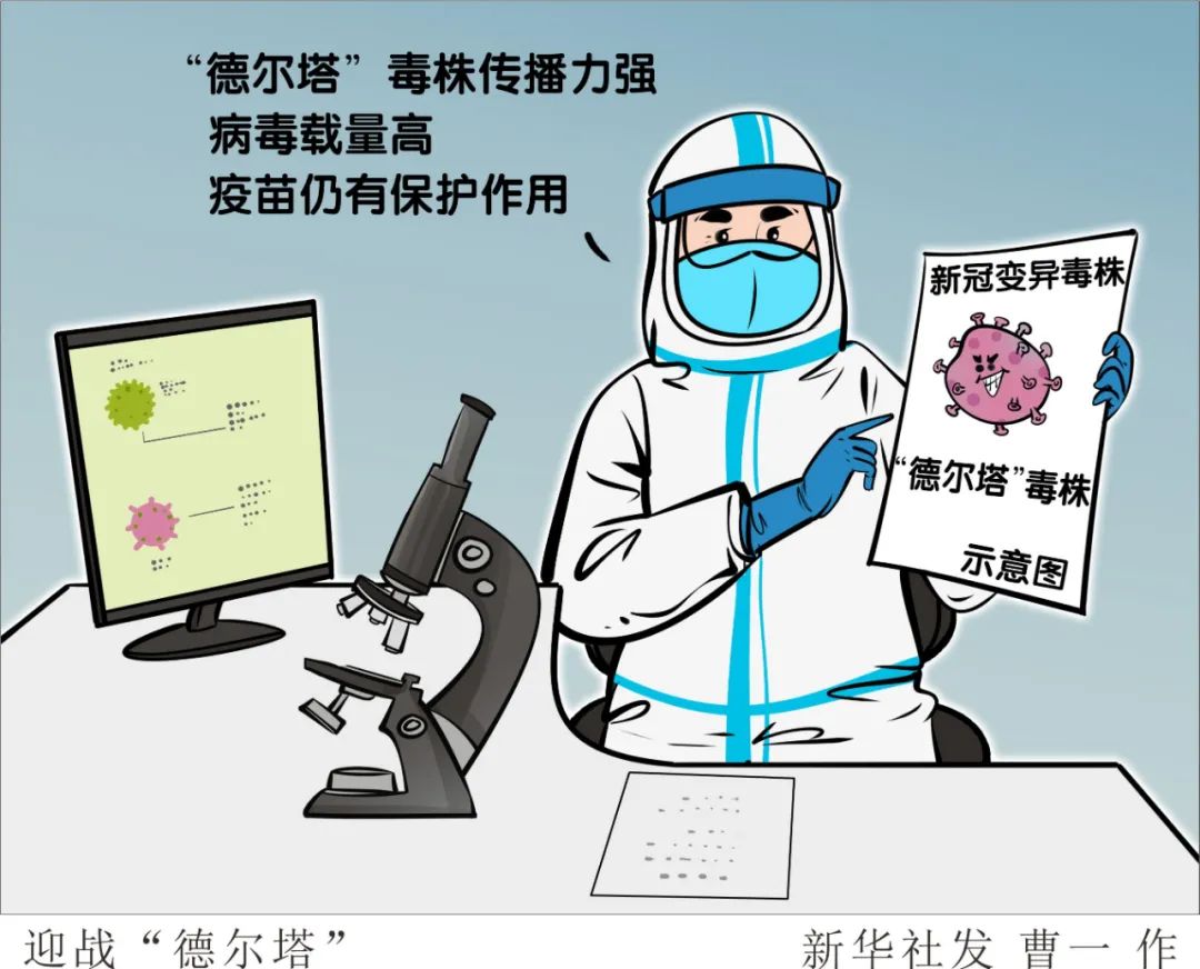中国网评丨德尔塔毒株汹汹来袭中国筑起防疫钢铁长城