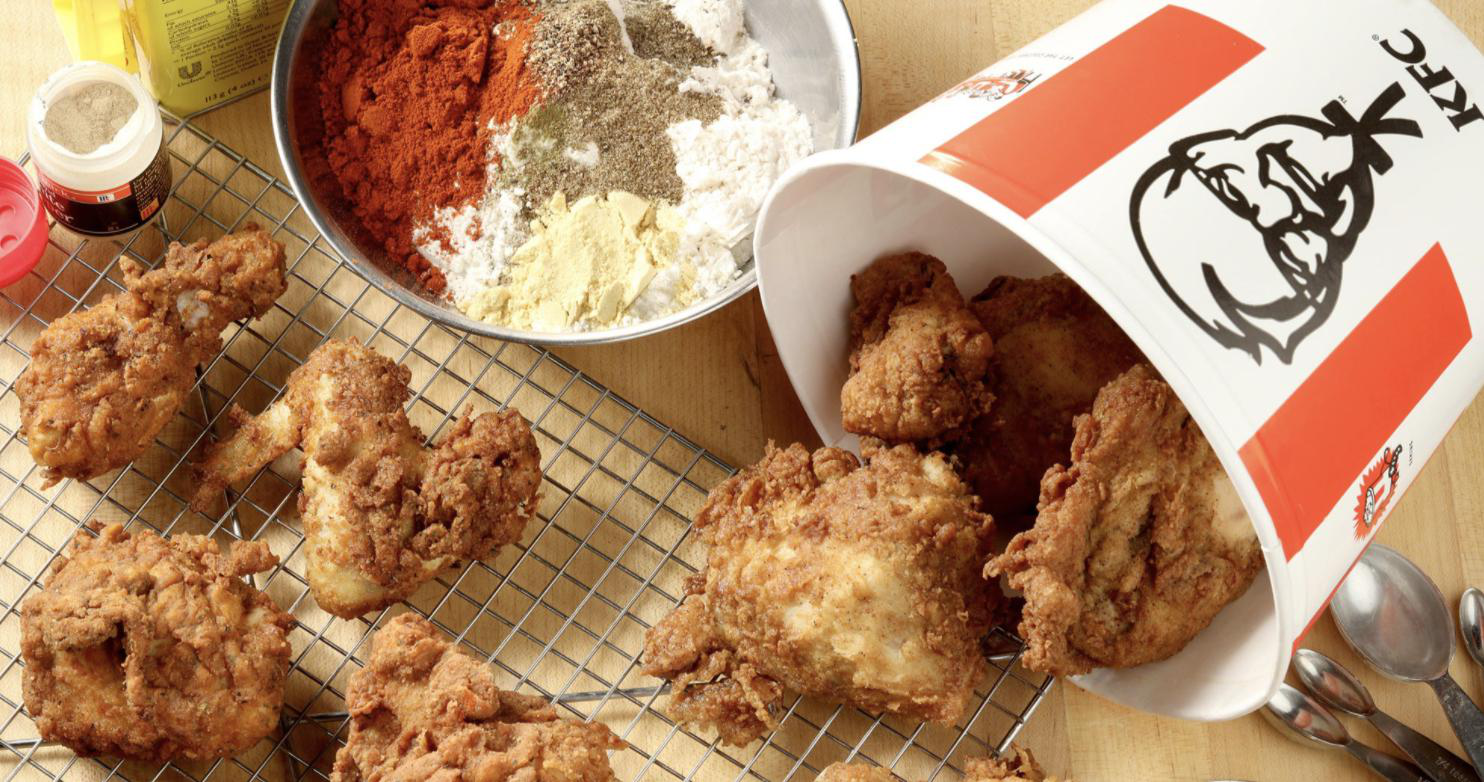KFC官网展示的产品示意图。