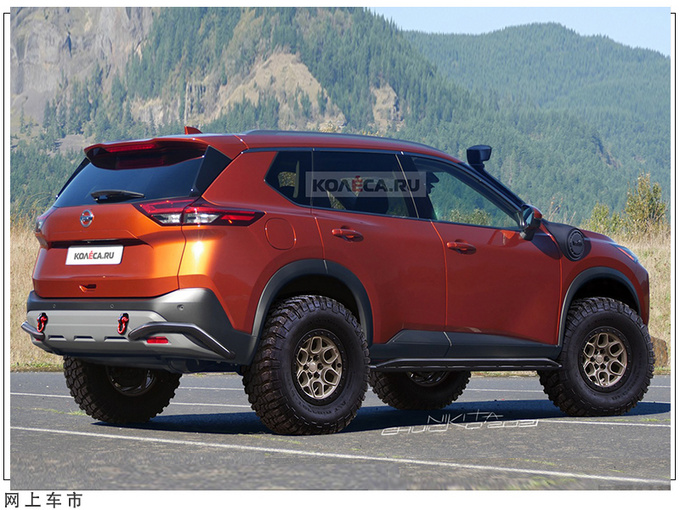 日产全新奇骏改装版曝光底盘升高换装越野套件造型更硬派