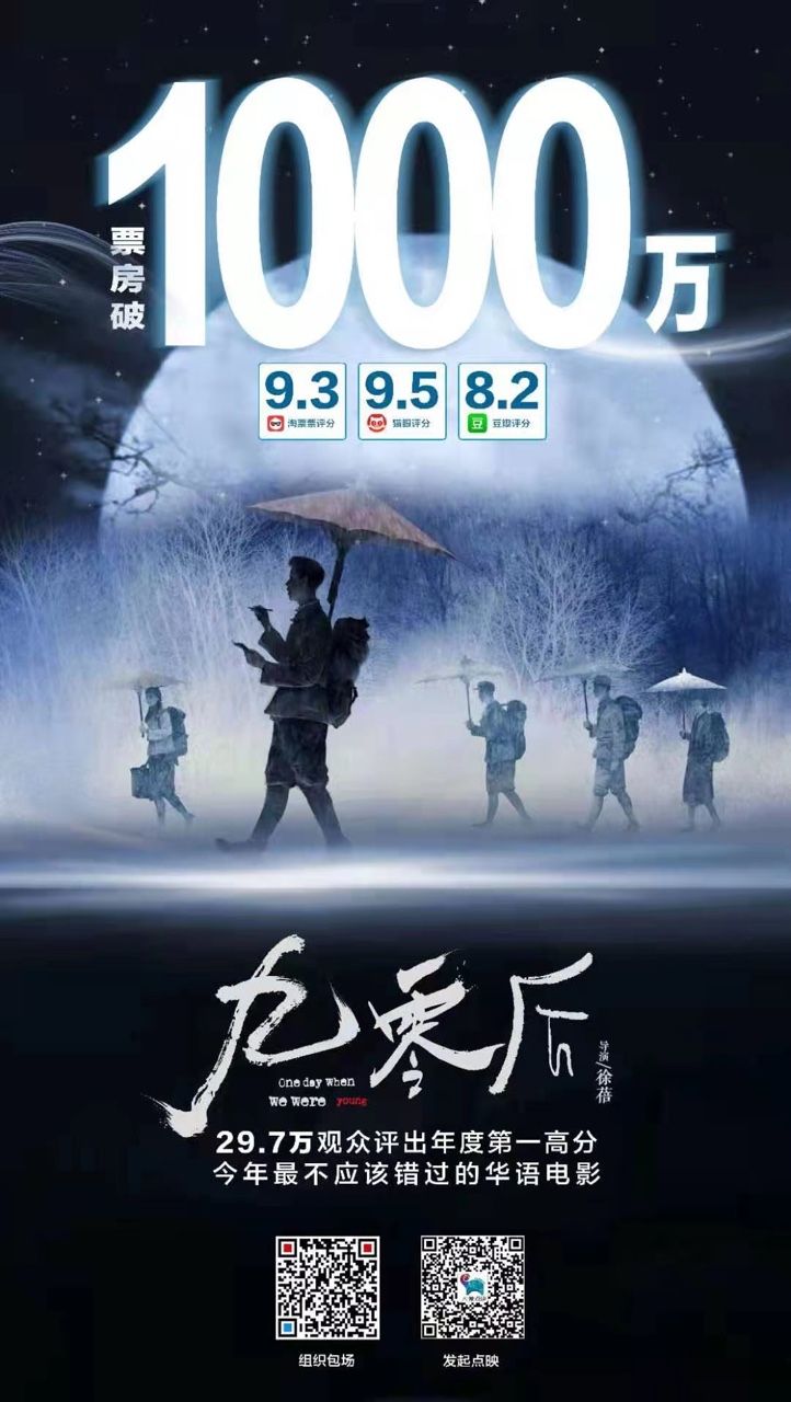 纪录电影《九零后》票房突破1000万元